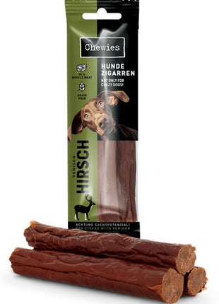 Chewies Hundezigarren Hirsch - jeleń 75g