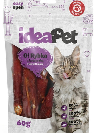 IdeaPet O! Kot Ryba z kaczką 60g