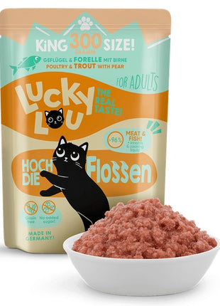 Lucky Lou Lifestage Adult Drób i pstrąg saszetka 300g