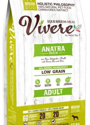 Vivere Dog Medium Adult Duck 3kg Karma Monobiałkowa z Kaczką