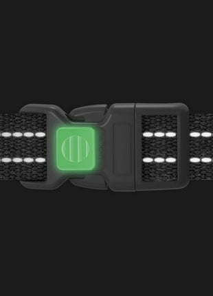 Collar WauDog Re-Cotton Szelki z rączką z regenerowanej bawełny anatomiczne w kształcie litery H, odblaskowe z QR-paszportem, plastikowy fastex, M pomarańczowe