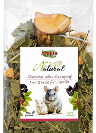 Alegia Natural Owocowe ziółka dla szynszyli 130g