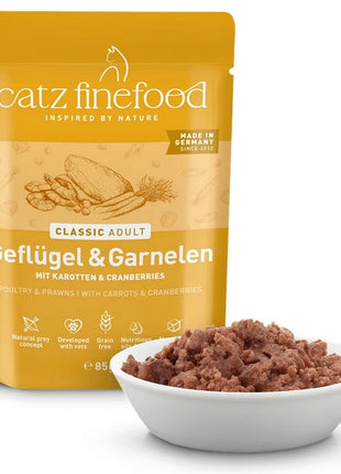 Catz Finefood Classic N.17 Drób i Krewetki saszetka 85g