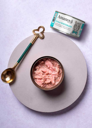 Amanova Cat Tuna & Whitebaits - tuńczyk i białoryby w bulionie puszka 70g [09]