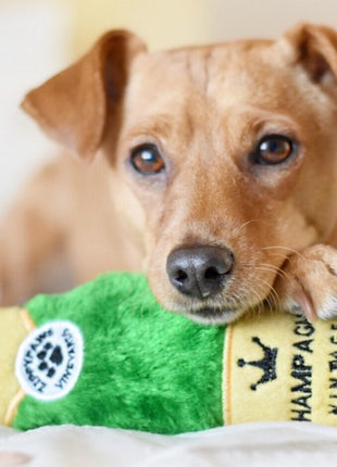 ZippyPaws Pluszowa trzaskająca butelka Champagne [ZP924]