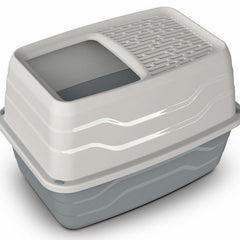 Yarro/Moderna Toaleta dla kota z wejściem od góry 56cm szara