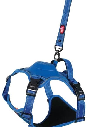 Zolux Szelki ze smyczą automatyczną Easyride XL niebieskie