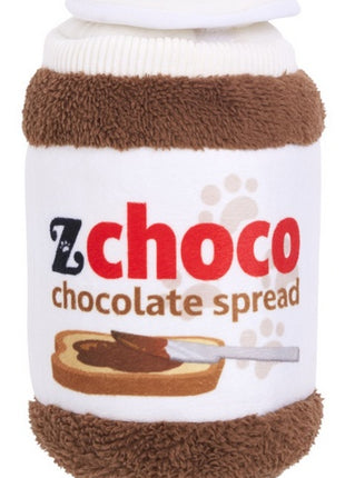ZippyPaws Pluszowa norka bungee dla psa Słoik czekolady [ZP1112]