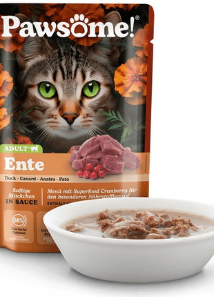 Pawsome Adult Ente - kaczka saszetka 85g