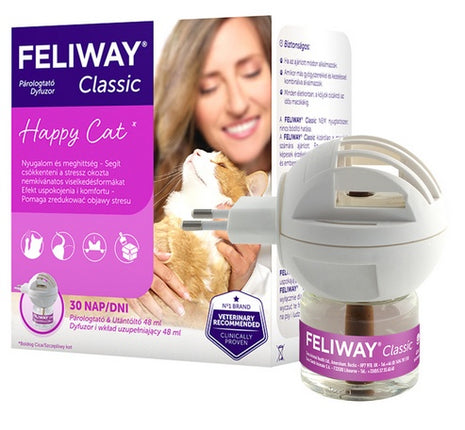Feliway Classic - kocie feromony Zestaw Startowy (Dyfuzor+wkład)