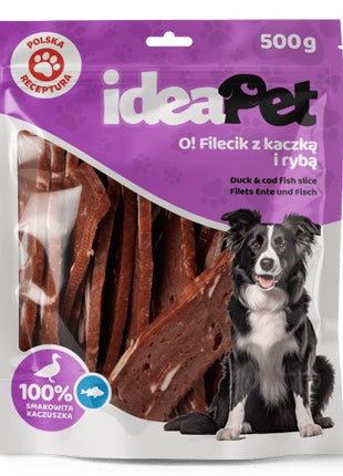 IdeaPet Fileciki z kaczką i rybą 500g