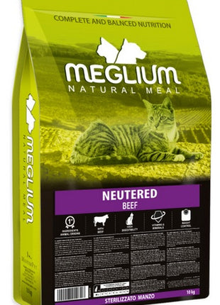 Meglium Cat Adult Neutered Beef 10kg
