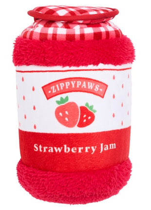 ZippyPaws Pluszowa norka bungee dla psa Dżem truskawkowy [ZP1113]