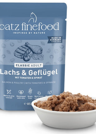 Catz Finefood Classic Łosoś i drób (N.05) saszetka 85g