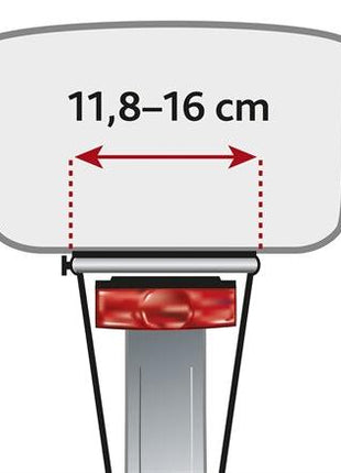 Trixie Fietsmand Achterop Zwart Met Kussen En Kap
