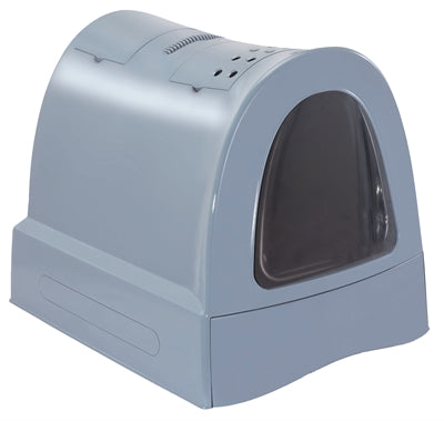 Kuweta dla kota Imac Zuma z wysuwaną szufladą, niebieska