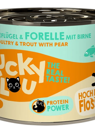 Lucky Lou Lifestage Adult Drób i pstrąg puszka 200g