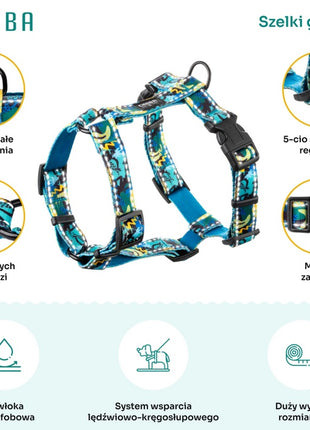 CHABA Szelki Guard Story III L 2,5cm Carnival