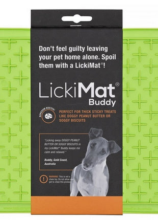 LickiMat Buddy Krzyżyk miękki zielony