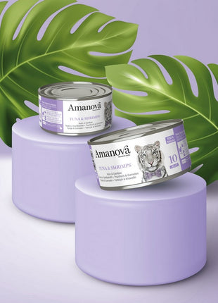 Amanova Cat Tuna & Shrimps - tuńczyk i krewetki w galaretce puszka 70g [10]