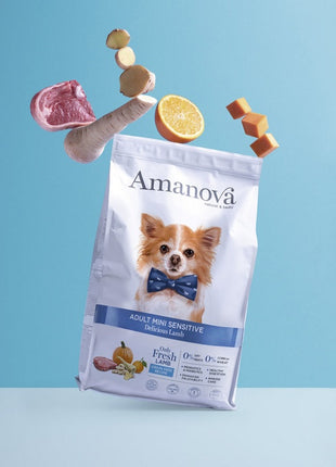 Amanova Dog Adult Mini Sensitive Delicious Lamb - jagnięcina 7kg