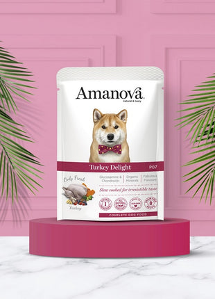 Amanova Dog Adult Turkey Delight - indyk saszetka 100g [P07]