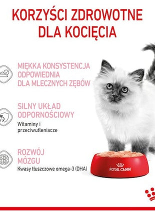 Royal Canin Kitten pasztet (loaf) karma mokra dla kociąt do 12 miesiąca życia saszetka 85g