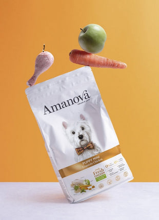 Amanova Dog Puppy Mini Exquisite Chicken - kurczak 500g