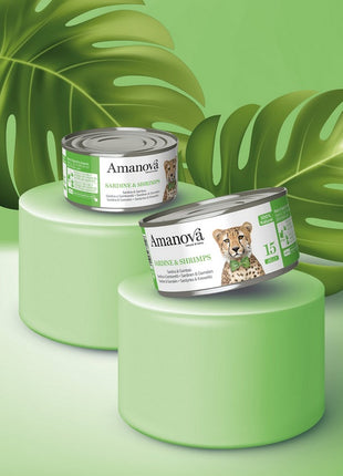 Amanova Cat Sardine & Shrimps - sardynki i krewetki w galaretce puszka 70g [15]