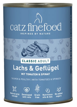 Catz Finefood Classic Łosoś i drób (N.05) puszka 400g