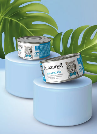 Amanova Cat Tuna Fillets - tuńczyk w bulionie puszka 70g [07]