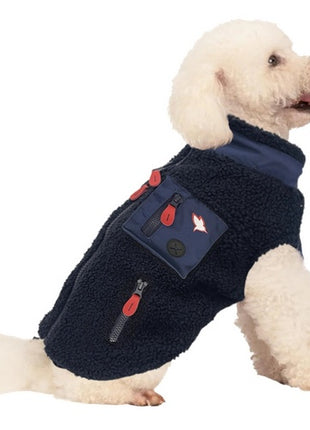 Zolux Ciepła bluza dla psa Bouclette R.35 granatowa