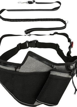 Trixie Joggingriem Met Lijn Grijs / Zwart