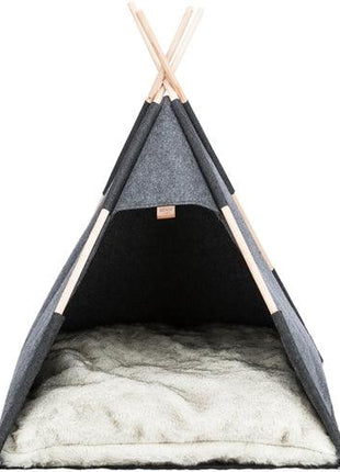 Trixie Schuilplaats Tipi Vilt Antraciet