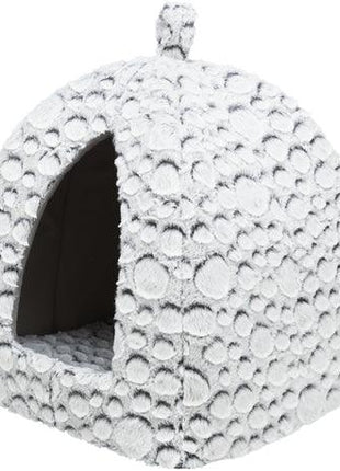 Trixie Kattenmand Iglo Mila Pluche Wit / Grijs