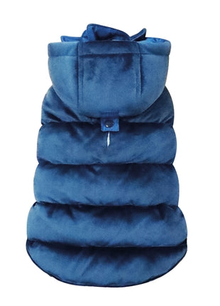 Croci Hondenjas Velveteen Gevoerd Blauw