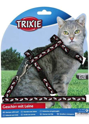 Trixie Katzen-Garnitur mit Leine + Schnappverschlüssen