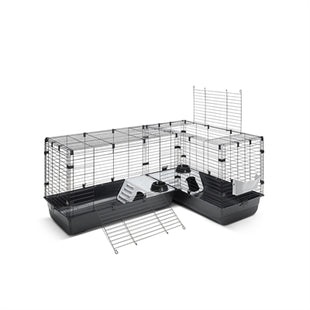 Savic Clubix Corner Knaagdierkooi Zwart