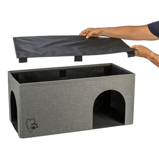 Trixie Kattenmand / Kattenhuis Kimy Soft 2 Verdiepingen Lichtgrijs