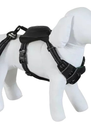 Zolux Szelki ze smyczą automatyczną Easyride XL czarne