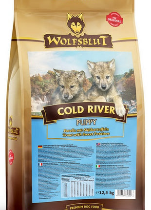 Wolfsblut Dog Cold River Puppy - pstrąg i bataty 12,5kg