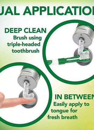 Vet's Best Dental żel + szczoteczka zestaw Adult