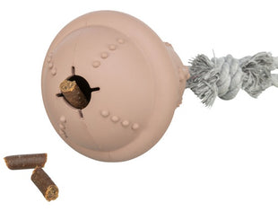 Trixie Zabawka Świąteczna dla psa Dzwonek z linką beżowy 12/36cm [TX-92018]