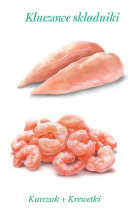 Amanova Cat Chicken & Shrimps - kurczak i krewetki w galaretce puszka 70g [06]