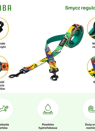 CHABA Smycz regulowana Story III L 25mm/260cm Jumbo