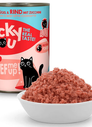 Lucky Lou Lifestage Adult Drób i wołowina puszka 400g