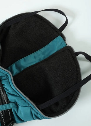 Zolux Kurtka puchowa z szelkami dla psa R.35 niebieska