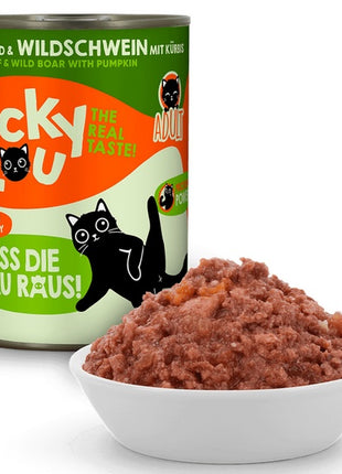 Lucky Lou Lifestage Adult Wołowina i dzik puszka 400g