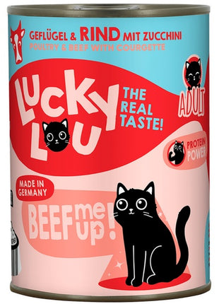 Lucky Lou Lifestage Adult Drób i wołowina puszka 400g