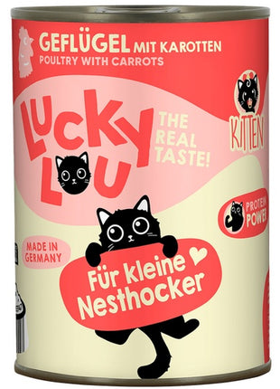 Lucky Lou Lifestage Kitten Drób puszka 400g